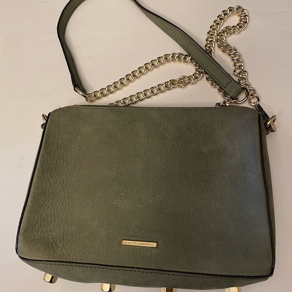 Rebecca Minkoff olive green suede purse - Picture 12 of 12